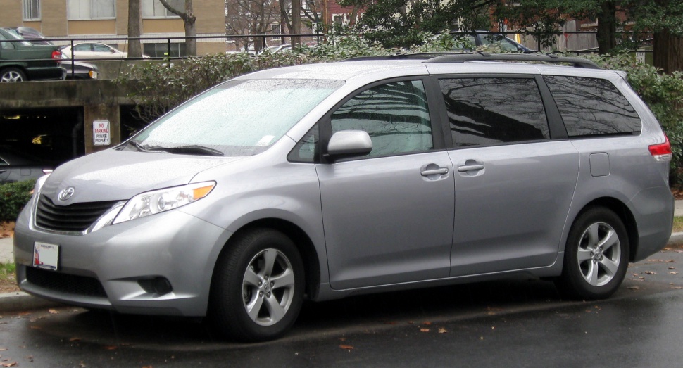 Toyota Sienna technical specifications and fuel economy